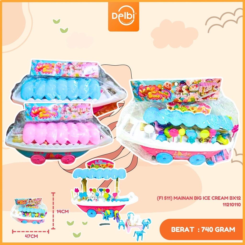 (FI 511) MAINAN BIG ICE CREAM BX12