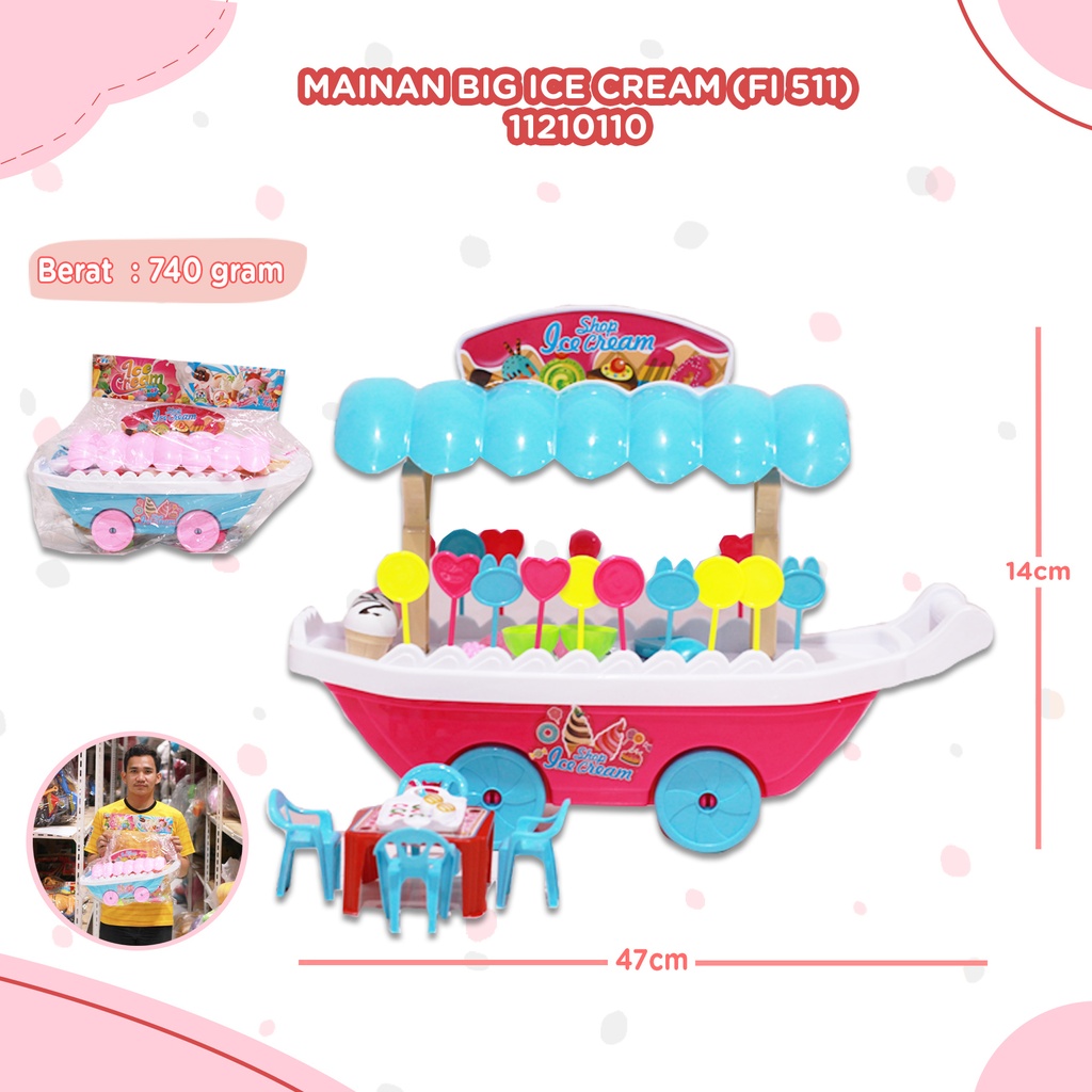 (FI 511) MAINAN BIG ICE CREAM BX12