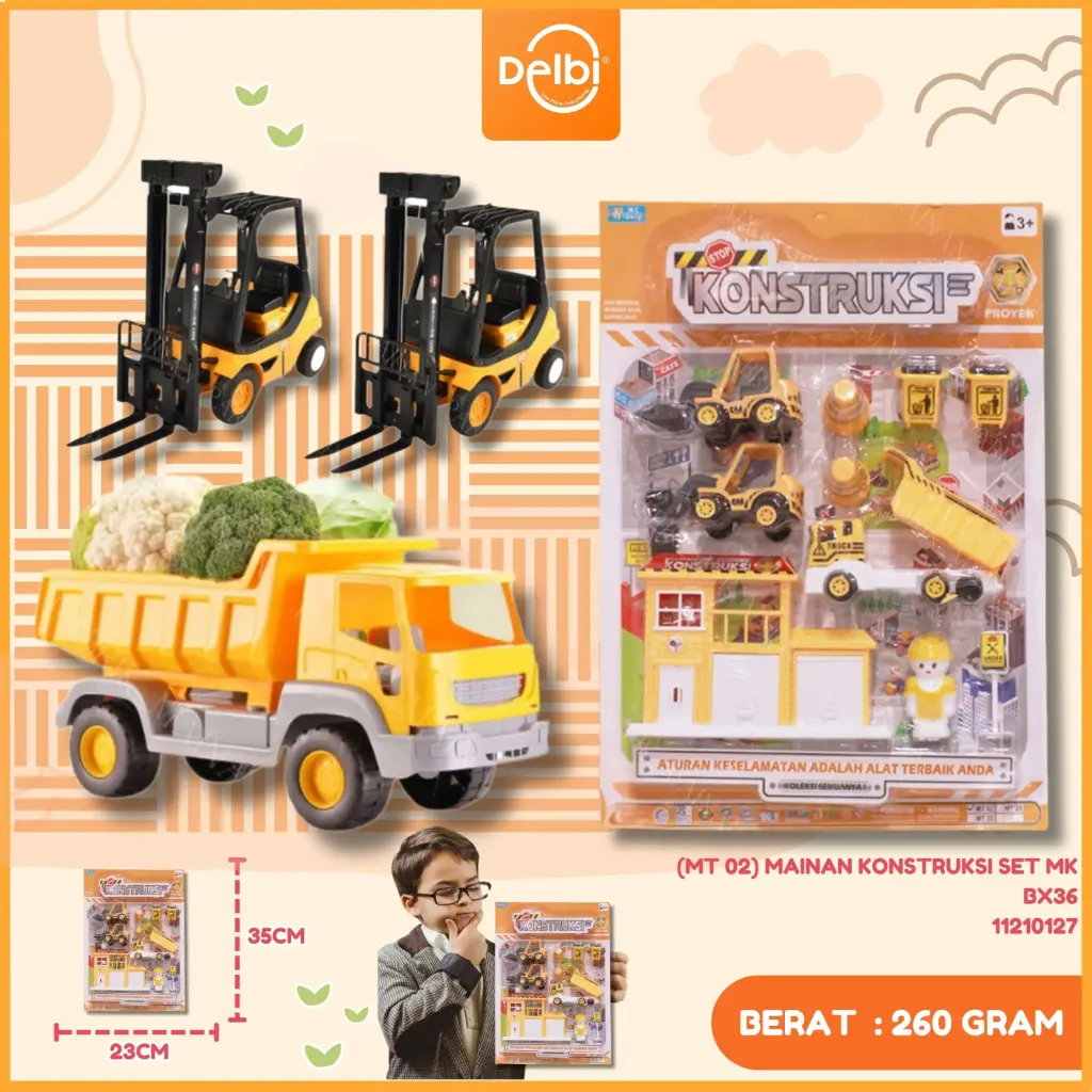 [MT 02] MAINAN KONSTRUKSI SET MK BX36