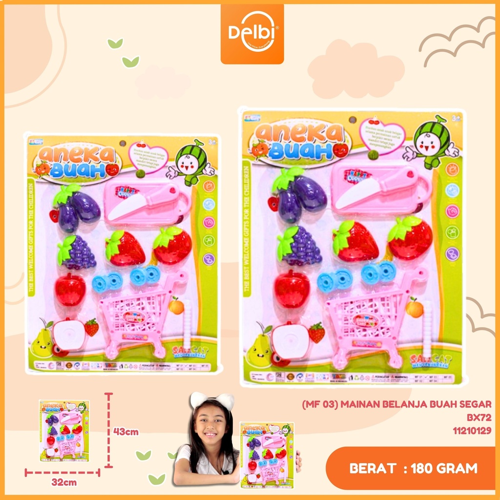 [MF 03] MAINAN BELANJA BUAH SEGAR BX72