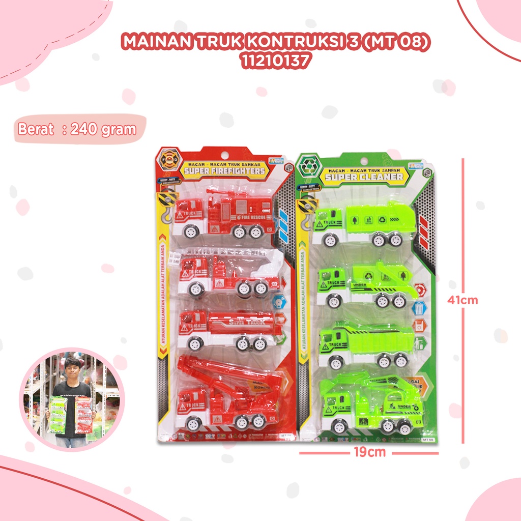 MAINAN TRUK KONTRUKSI 3 BX64