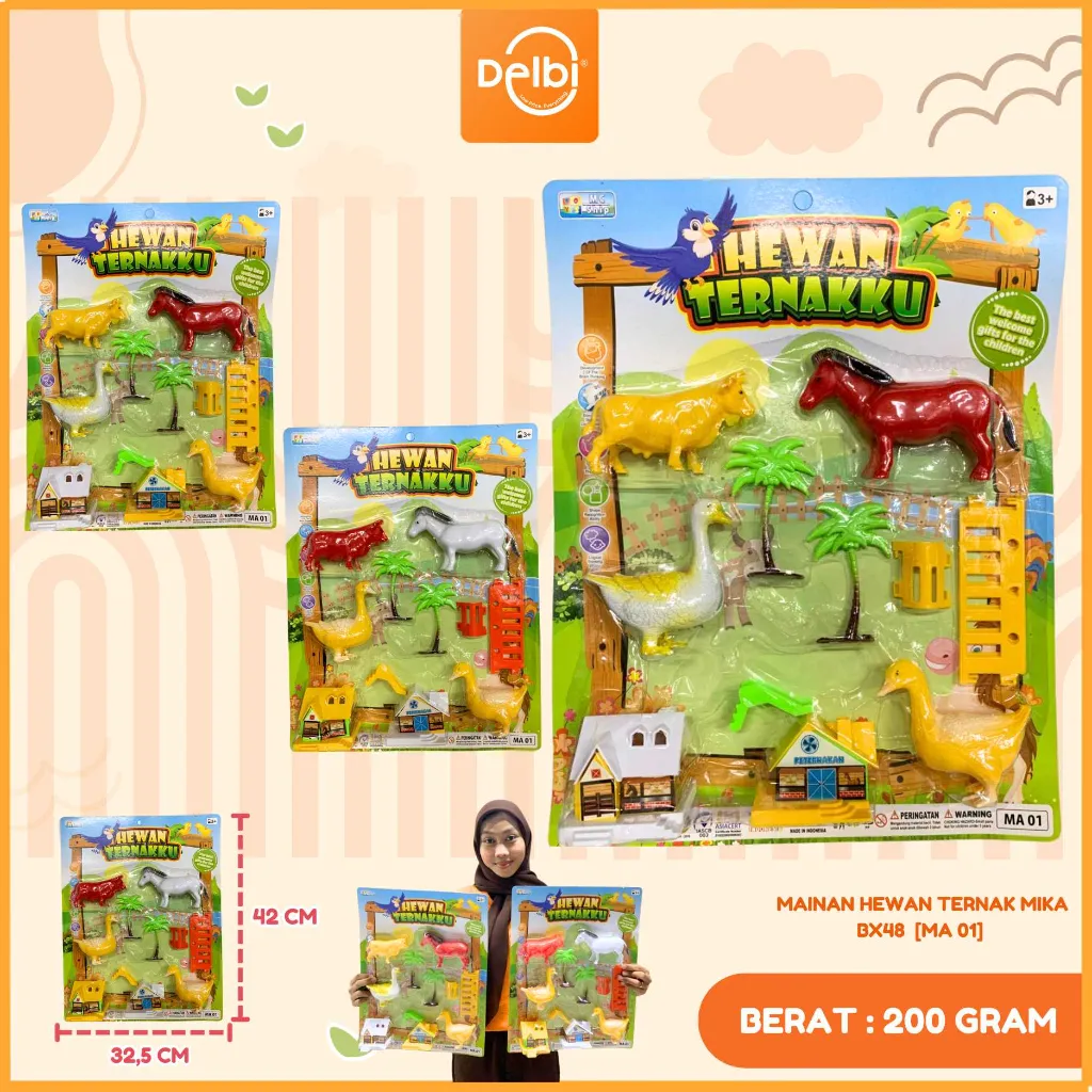 MAINAN HEWAN TERNAK MIKA BX48