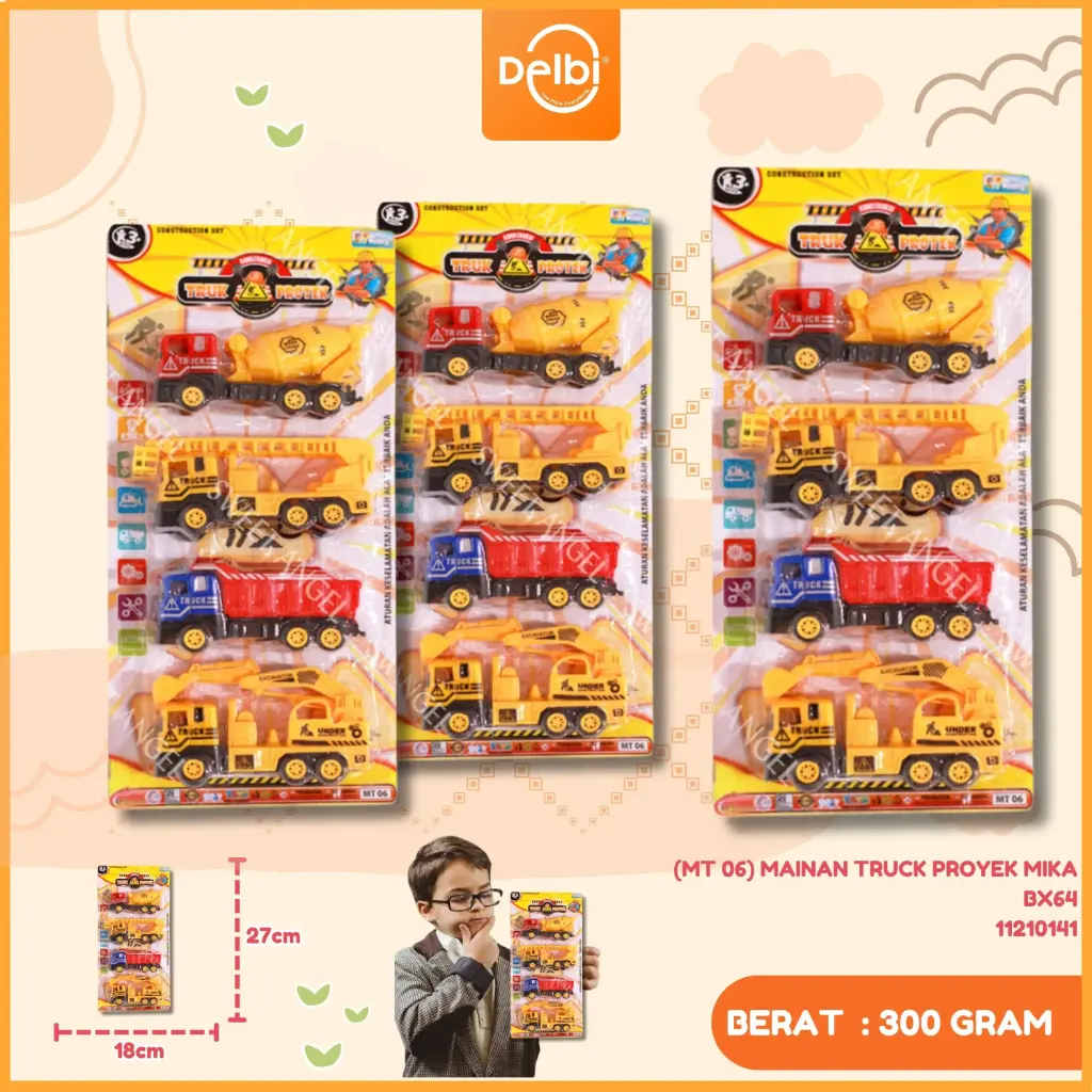 MAINAN MOBILAN TRUCK PROYEK MIKA BX64