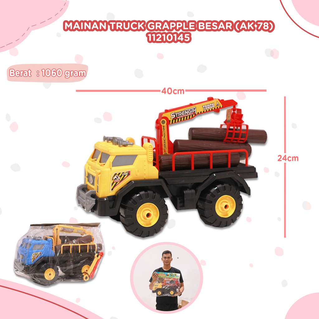 (AK 78) MAINAN TRUCK GRAPPLE BESAR BX10