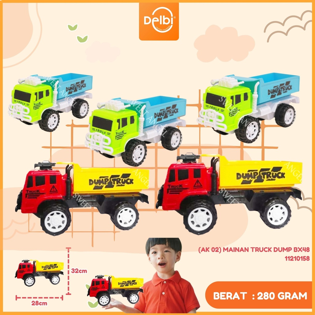 MAINAN MOBILAN TRUCK DUMP TRUK MUATAN PLASTIK OPP BX48
