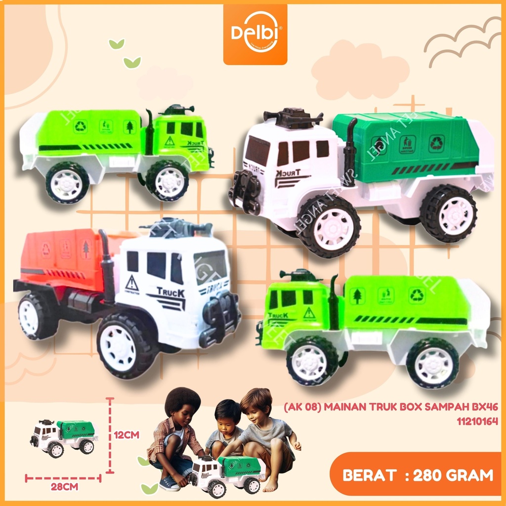 [AK 08] MAINAN TRUK BOX SAMPAH BX46