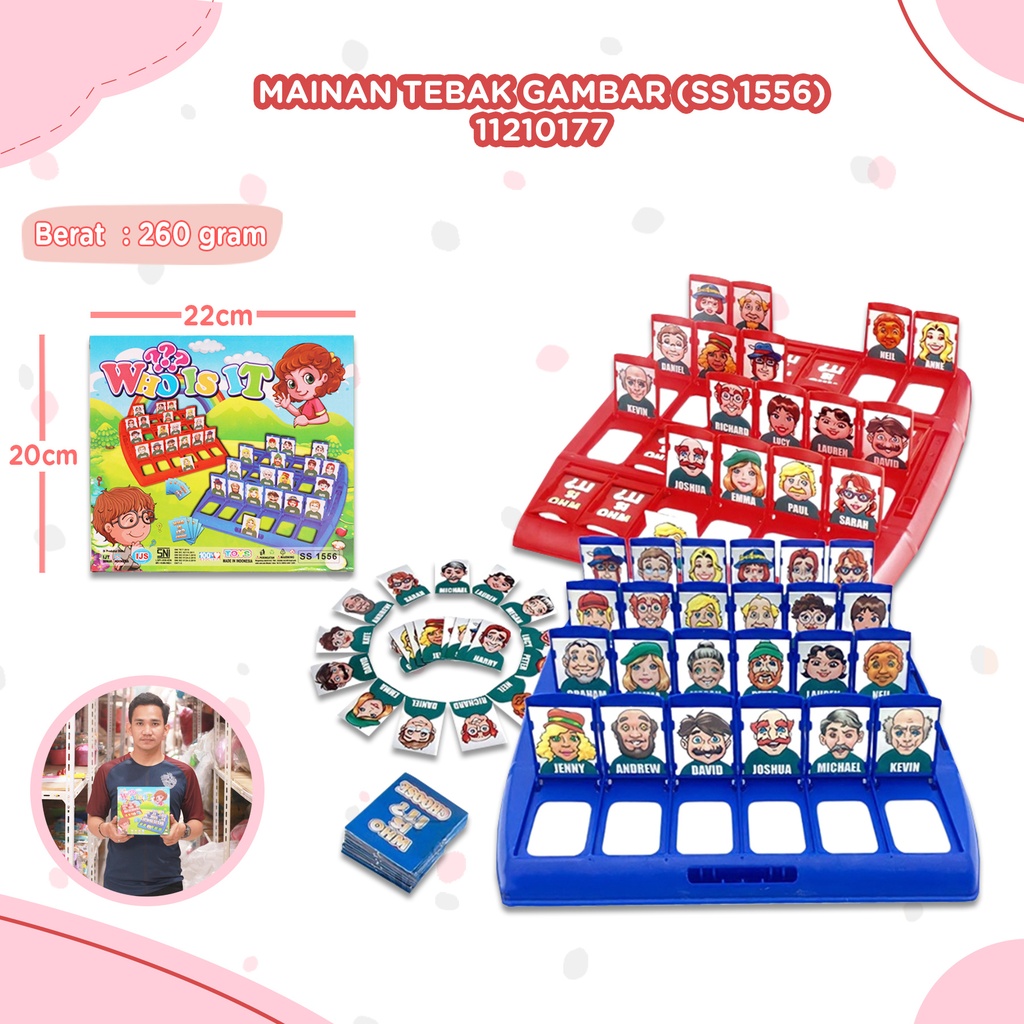 (SS 1556) MAINAN TEBAK GAMBAR BX78