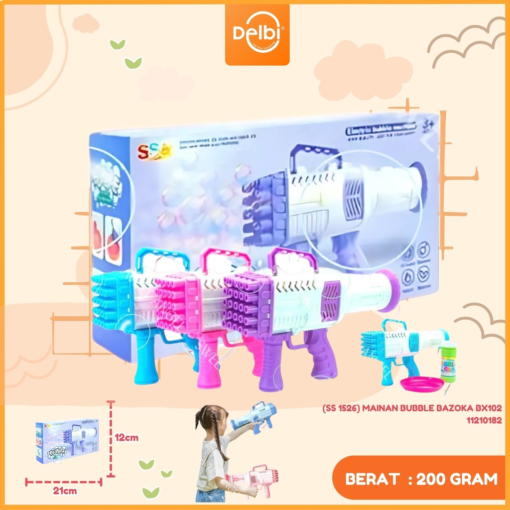 MAINAN BUBBLE BAZOKA BX102