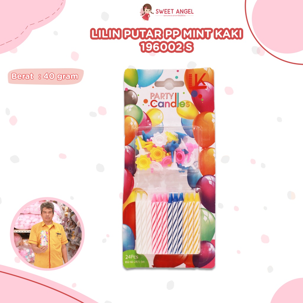 [196002P5] LILIN PUTAR PPMINT KAKI BS (52-60-24)