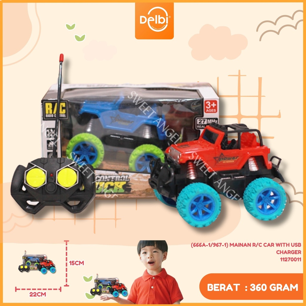 (666A-1/967-1) MAINAN R/C CAR WITH USB CHARGER