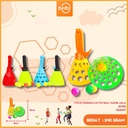 (YG 6) MAINAN CATCH & TROW BALL GAME  RAKET TANGKAP DAN LEMPAR BOLA JALA BX105