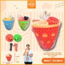 (YG 6) MAINAN CATCH & TROW BALL GAME  RAKET TANGKAP DAN LEMPAR BOLA JALA BX105