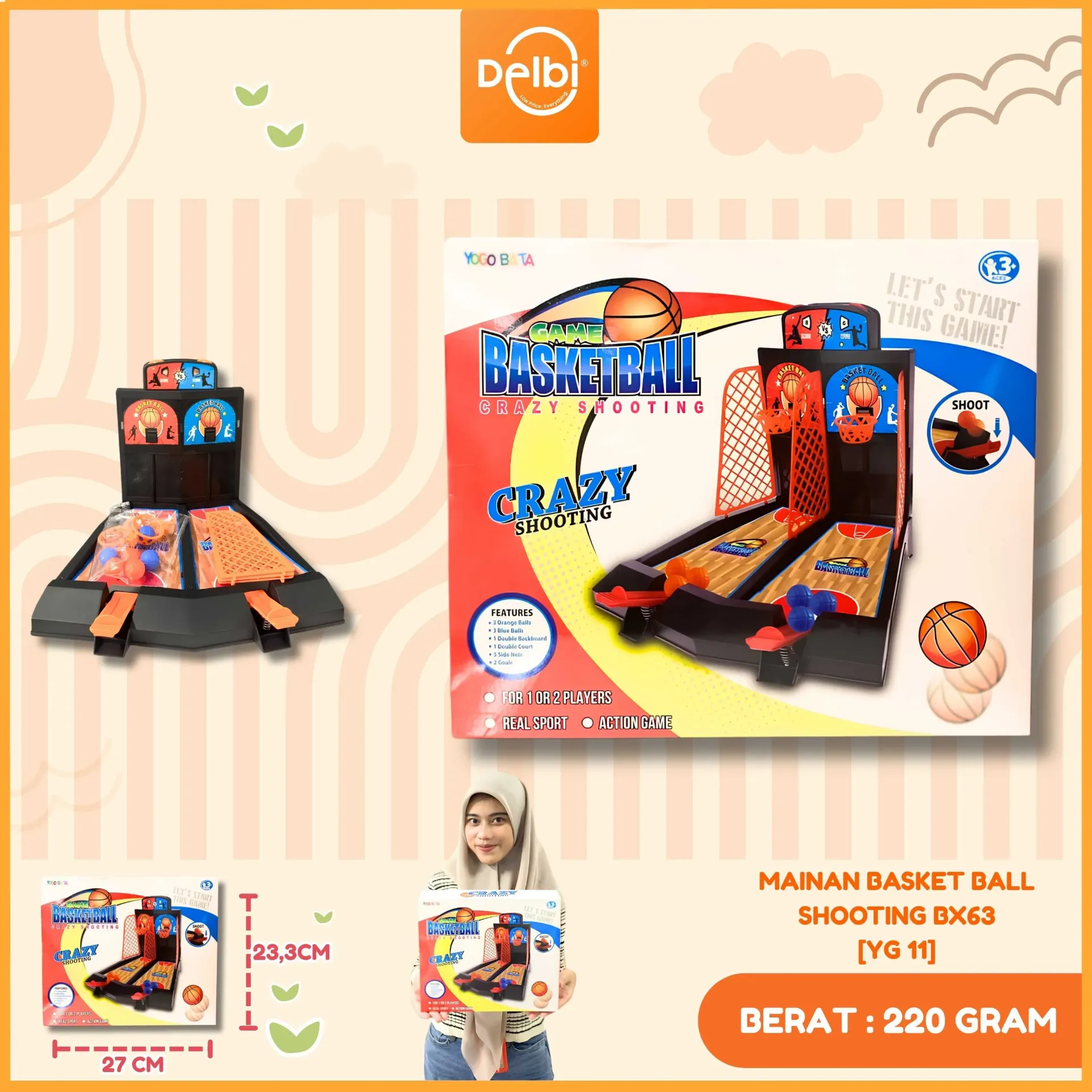[YG 11] MAINAN BASKET BALL SHOOTING BX63