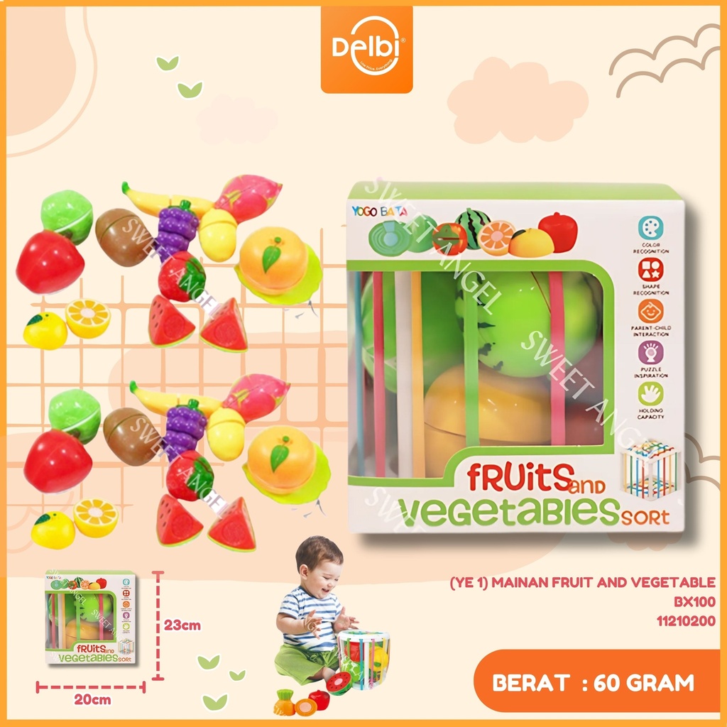 [11210200] (YE 1) MAINAN FRUIT AND VEGETABLE BX100