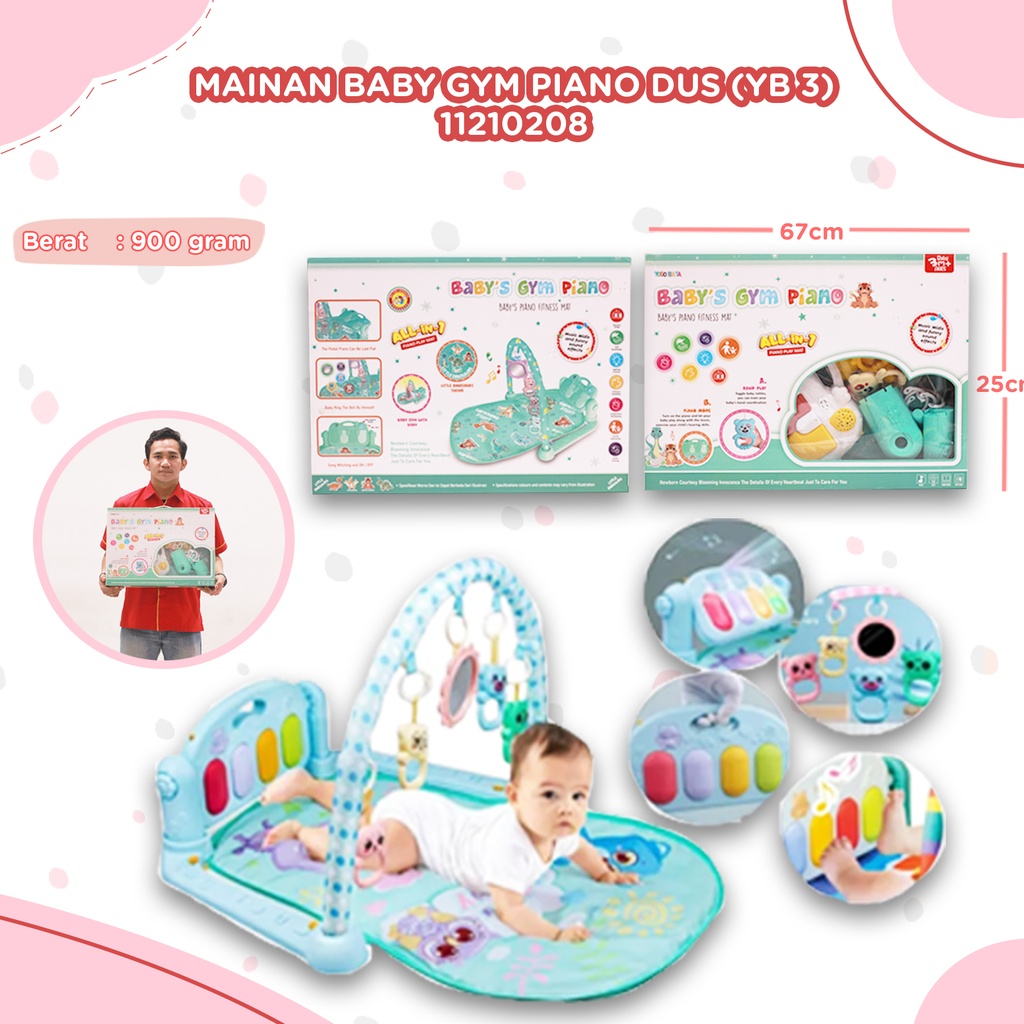 (YB 3) MAINAN BABY GYM PIANO DUS BX20