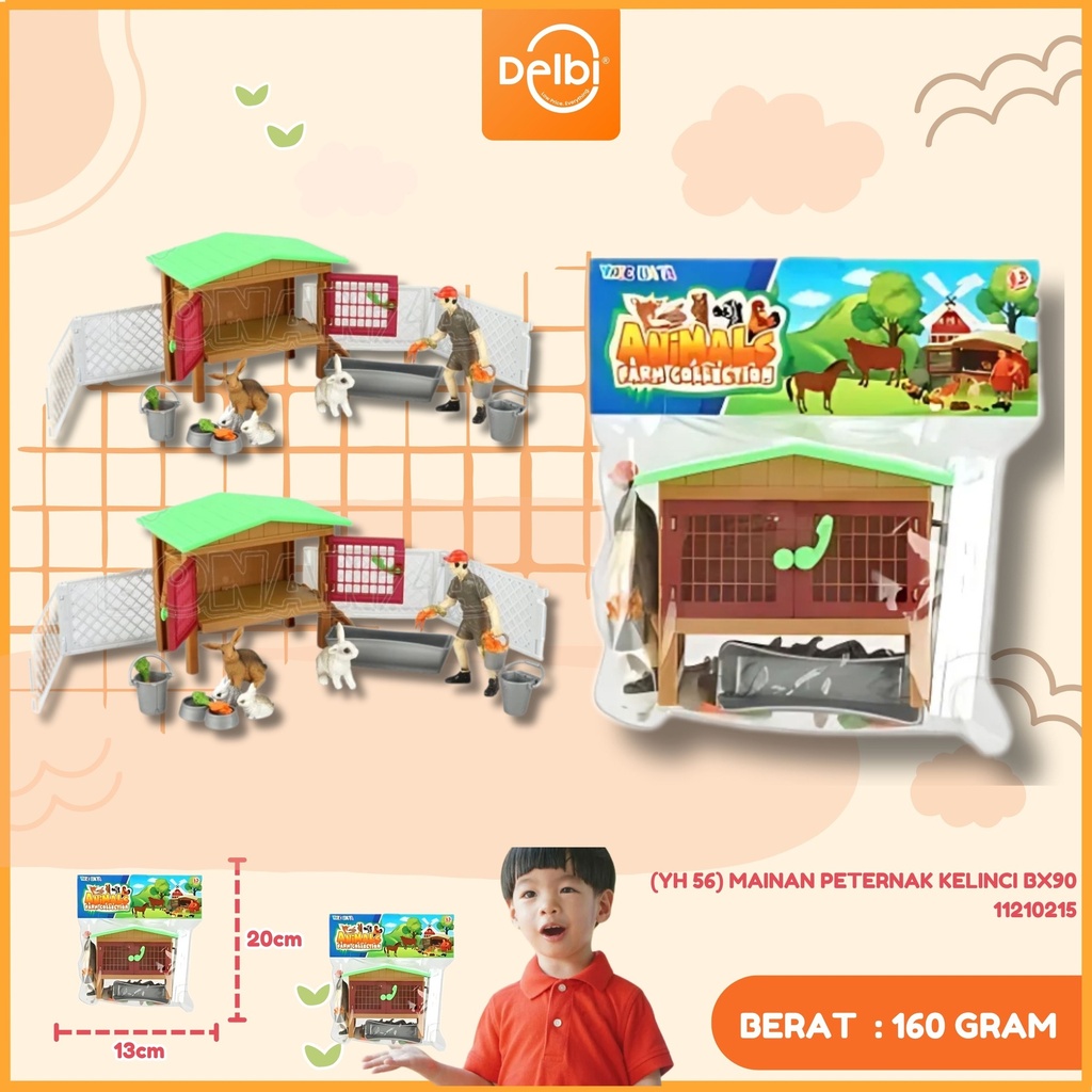 (YH 56) MAINAN PETERNAK KELINCI BX90