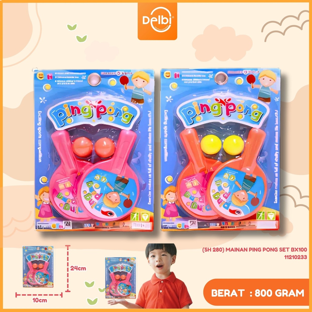 (SH 280) MAINAN PING PONG SET BX100