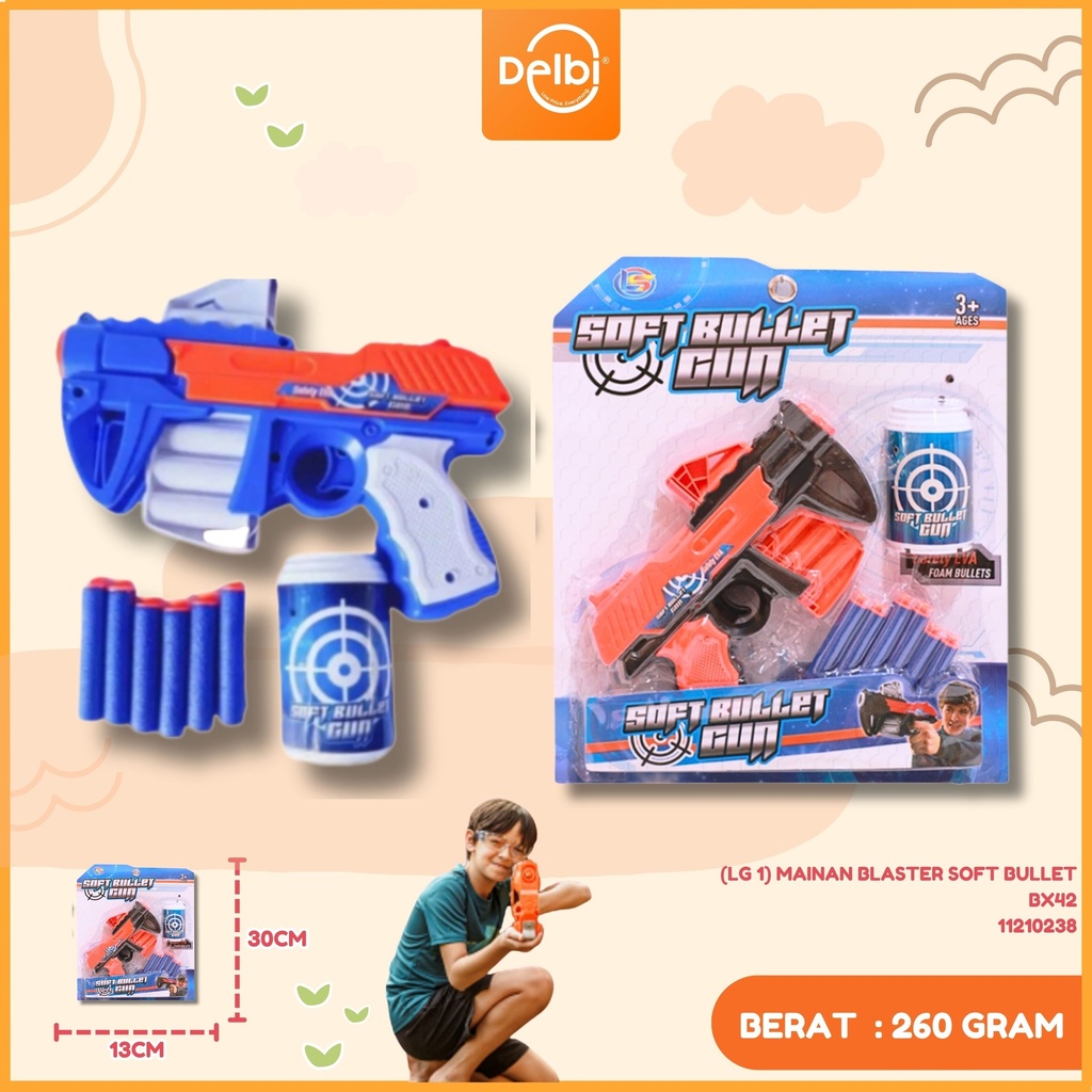 (LG 1) MAINAN BLASTER SOFT BULLET BX42