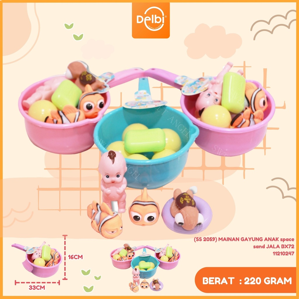 MAINAN GAYUNG ANAK space sand JALA BX72