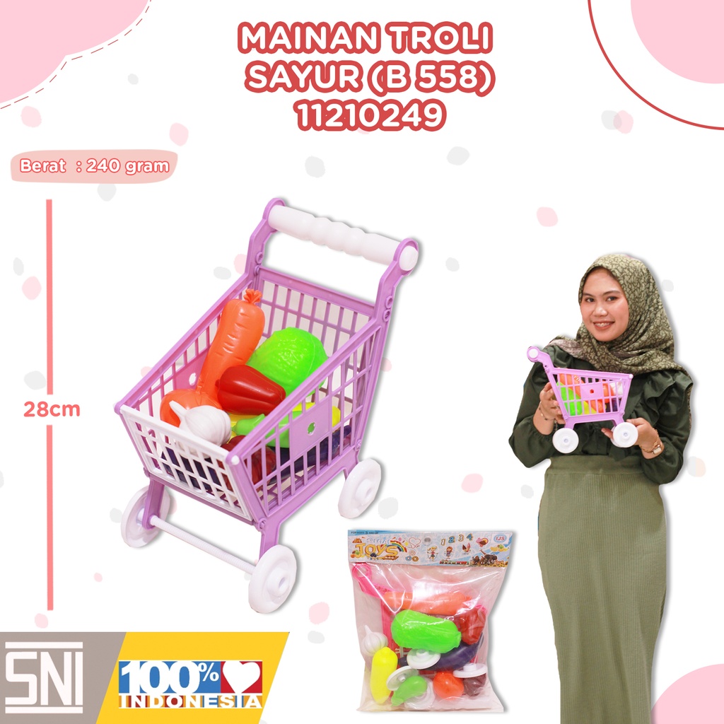(B 558) MAINAN TROLI SAYUR BX72