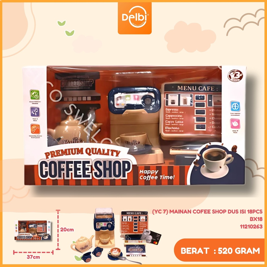 (YC 7) MAINAN COFEE SHOP DUS ISI 18PCS BX18