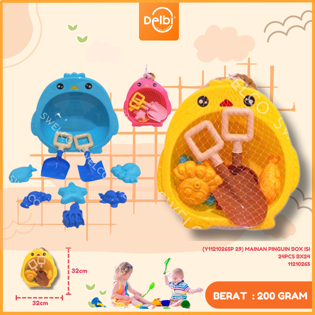 [11210265] (YP 29) MAINAN PINGUIN BOX ISI 24PCS BX24