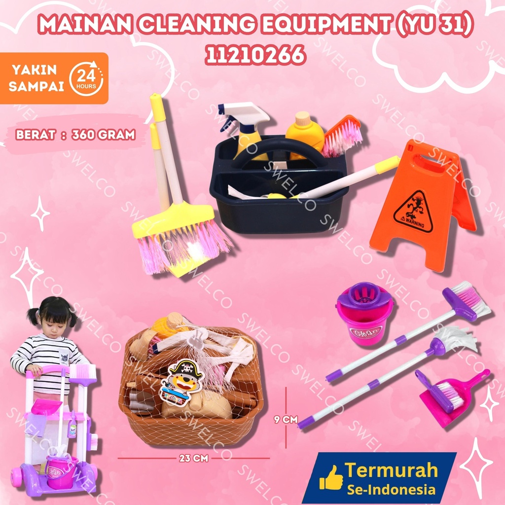 [YU 31] MAINAN CLEANING EQUIPMENT ISI 30PCS BX30