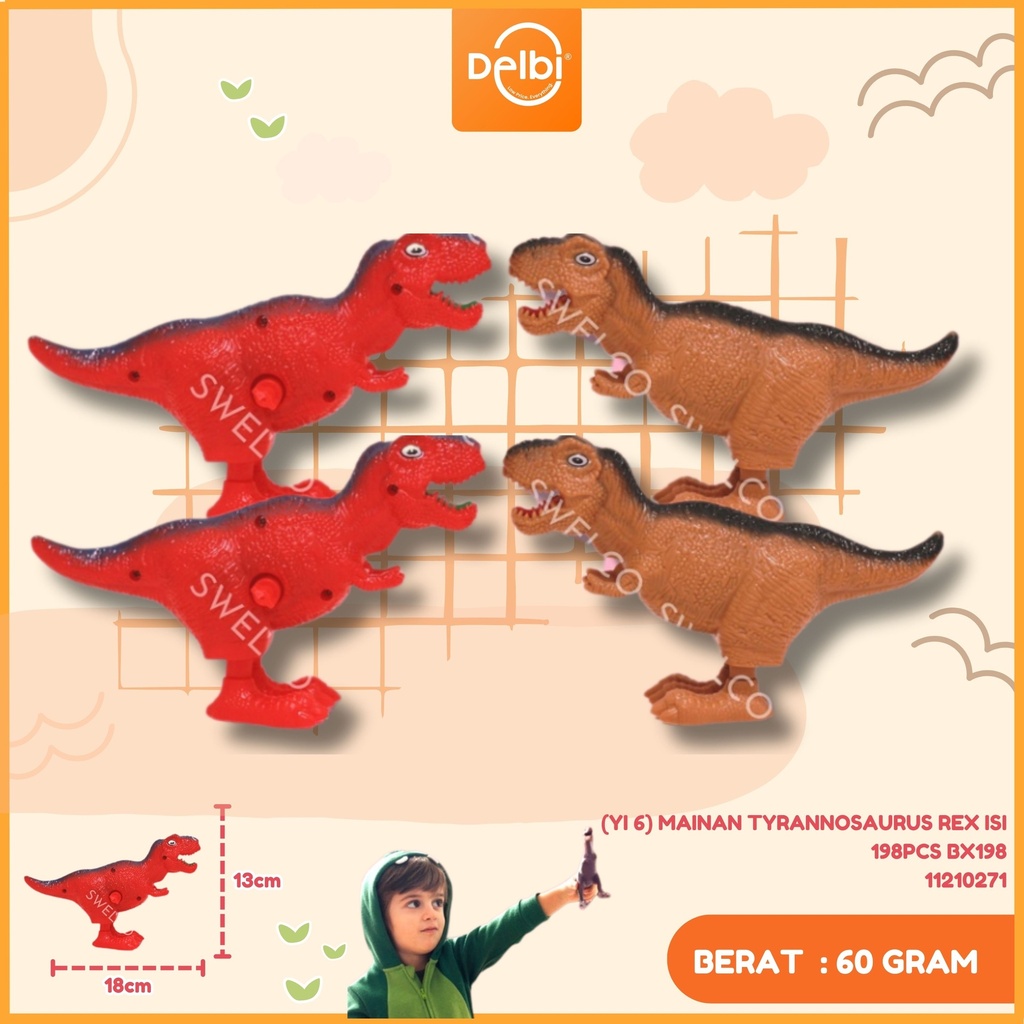 [11210271] (YI 6) MAINAN TYRANNOSAURUS REX ISI 198PCS BX198