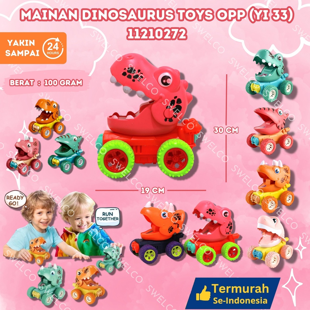 (YI 33) MAINAN DINOSAURUS TOYS OPP ISI 150PCS BX150