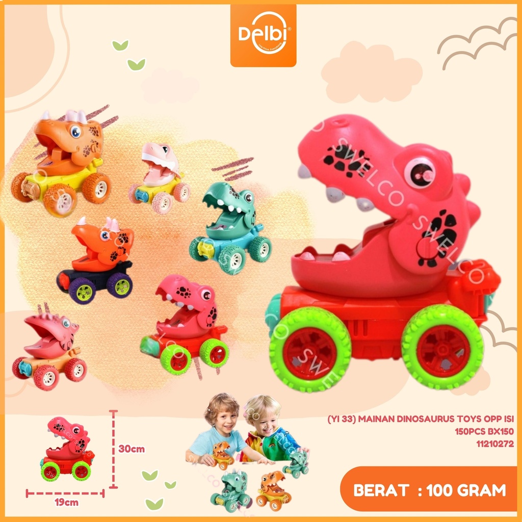 (YI 33) MAINAN DINOSAURUS TOYS OPP ISI 150PCS BX150