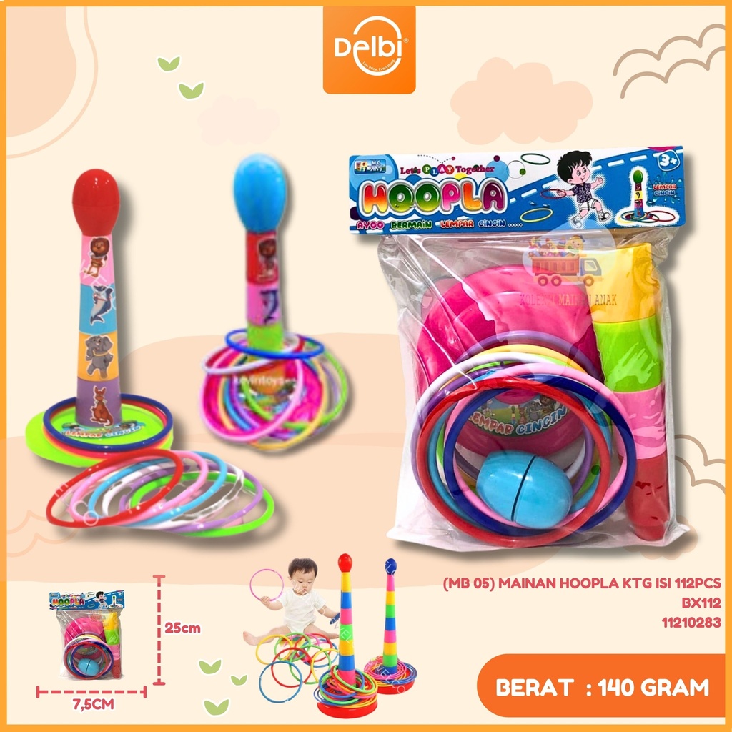 [MB 05] MAINAN HOOPLA KTG ISI 112PCS BX112