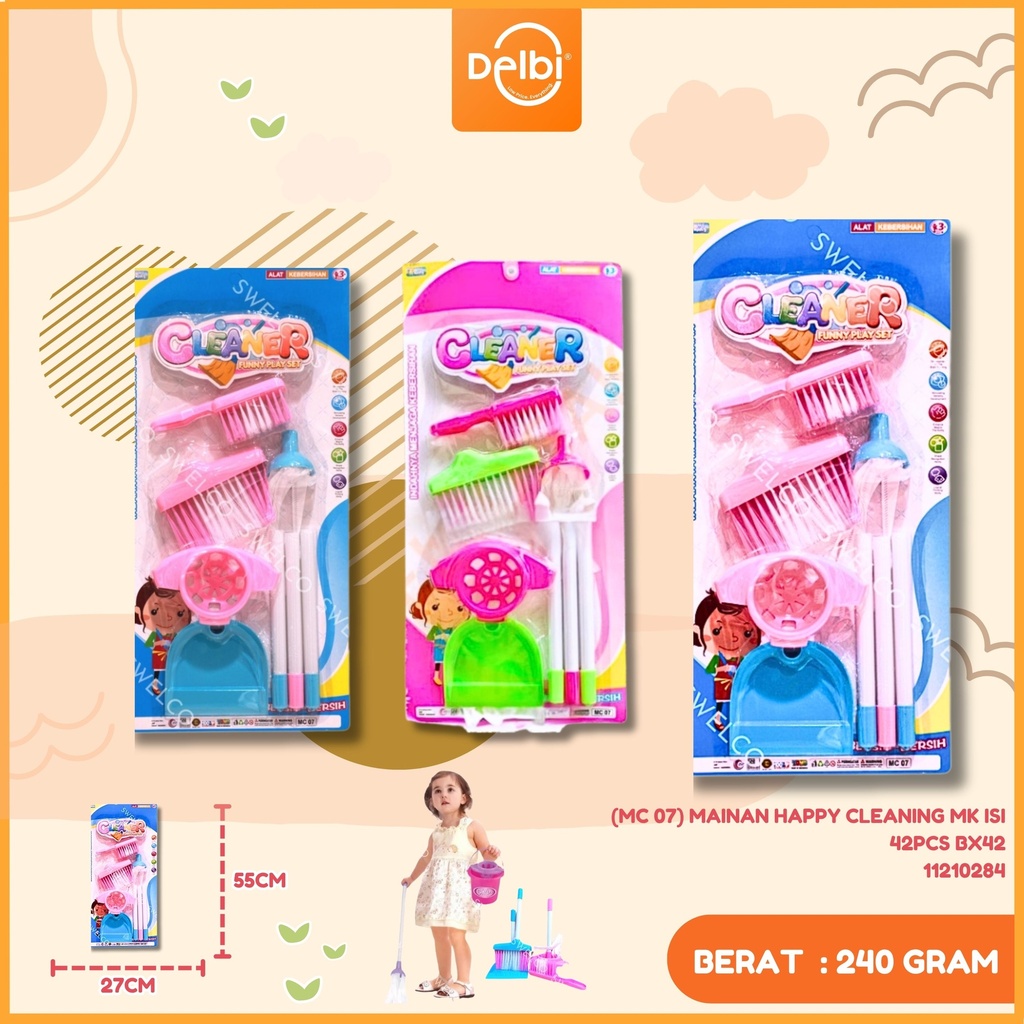 (MC 07) MAINAN HAPPY CLEANING MK ISI 42PCS BX42