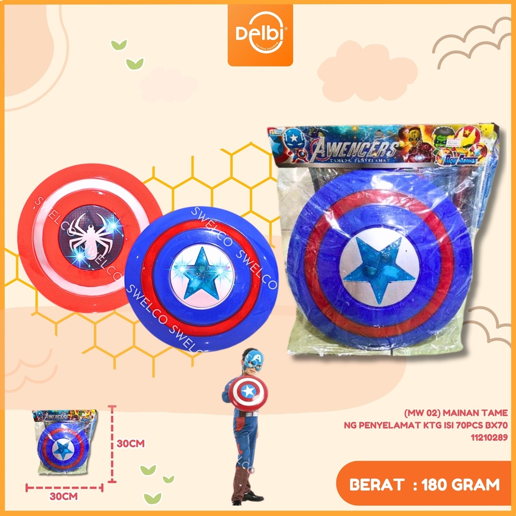 MAINAN TAMENG PENYELAMAT KTG ISI 70PCS BX70