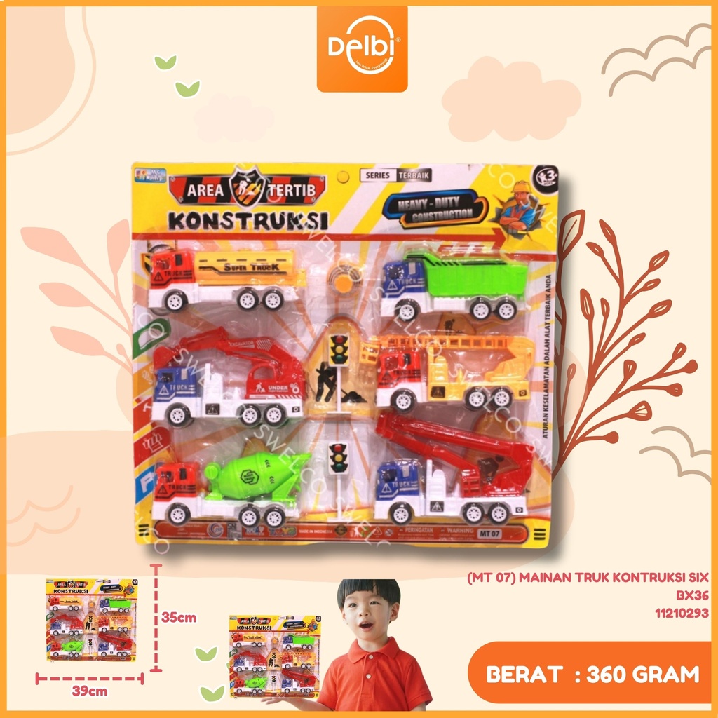[11210293] (MT 07) MAINAN TRUK KONTRUKSI SIX BX36