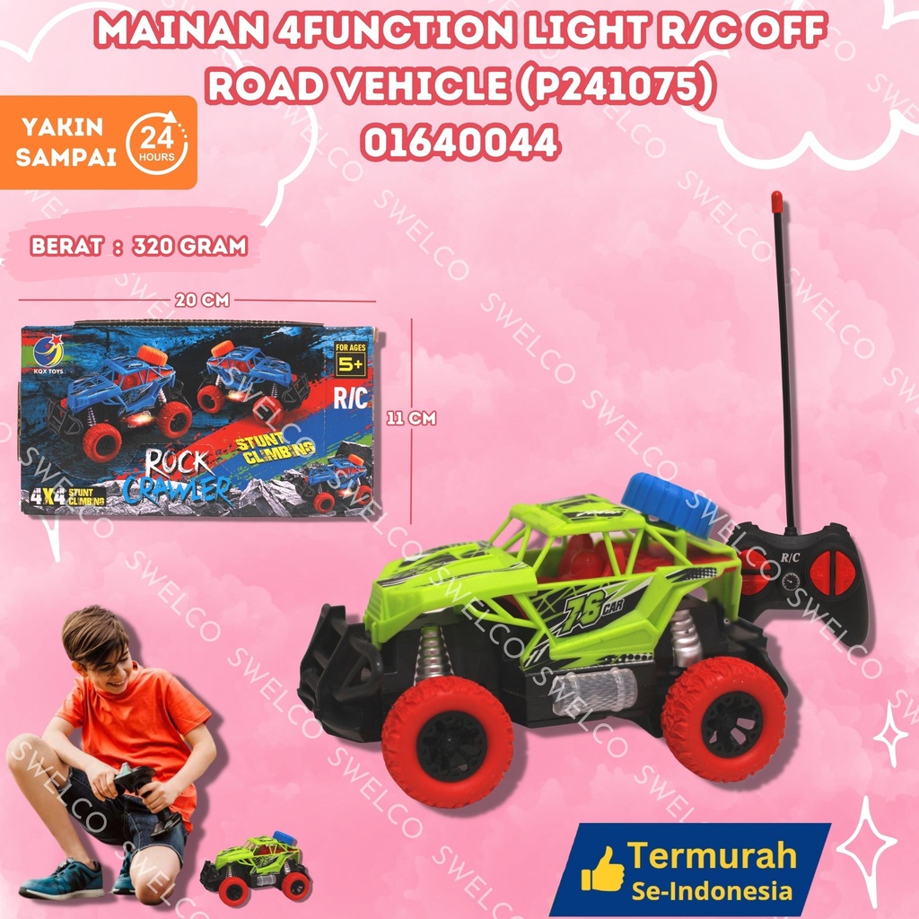 (P241075) MAINAN 4FUNCTION LIGHT R/C OFF ROAD VEHICLE ISI 96PCS BX96