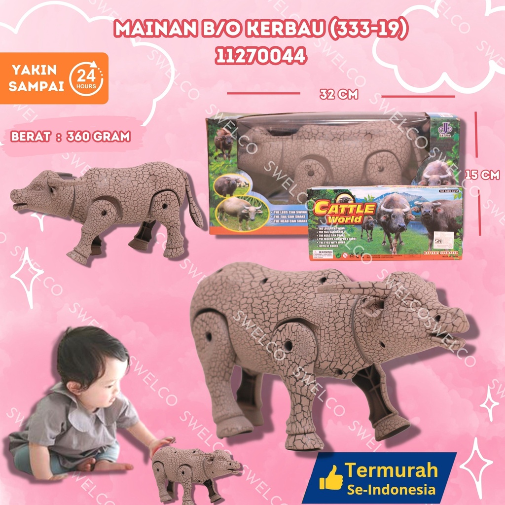 (333-19) MAINAN B/O KERBAU (333-19)ISI 36PCS BX36