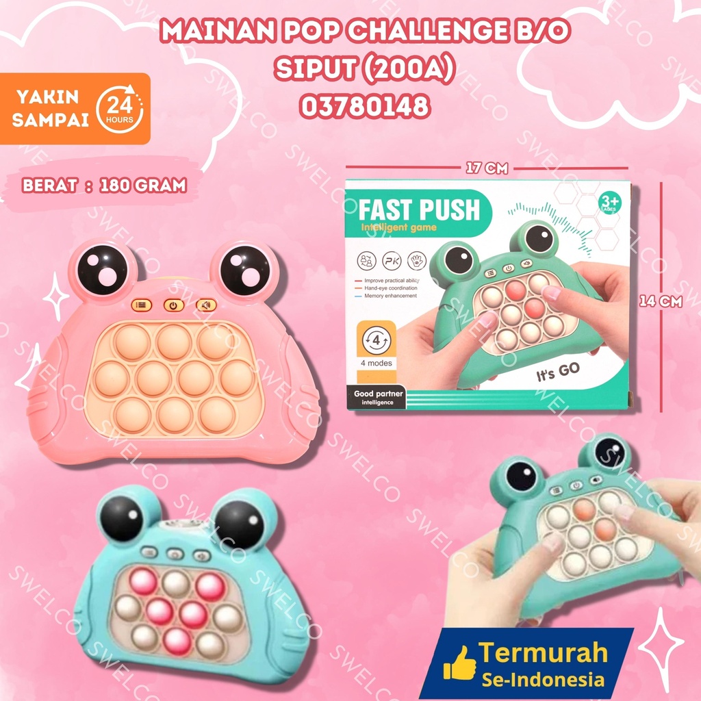(200A) MAINAN POP CHALLENGE B/O SIPUT