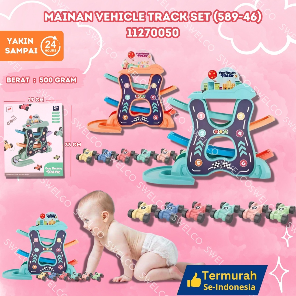 (589-46) MAINAN VEHICLE TRACK SET ISI 36PCS BX36