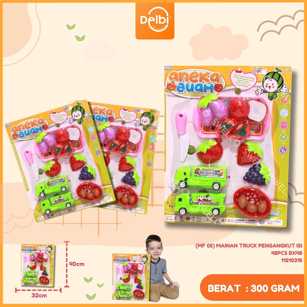 (MF 05) MAINAN TRUCK PENGANGKUT ISI 48PCS BX48