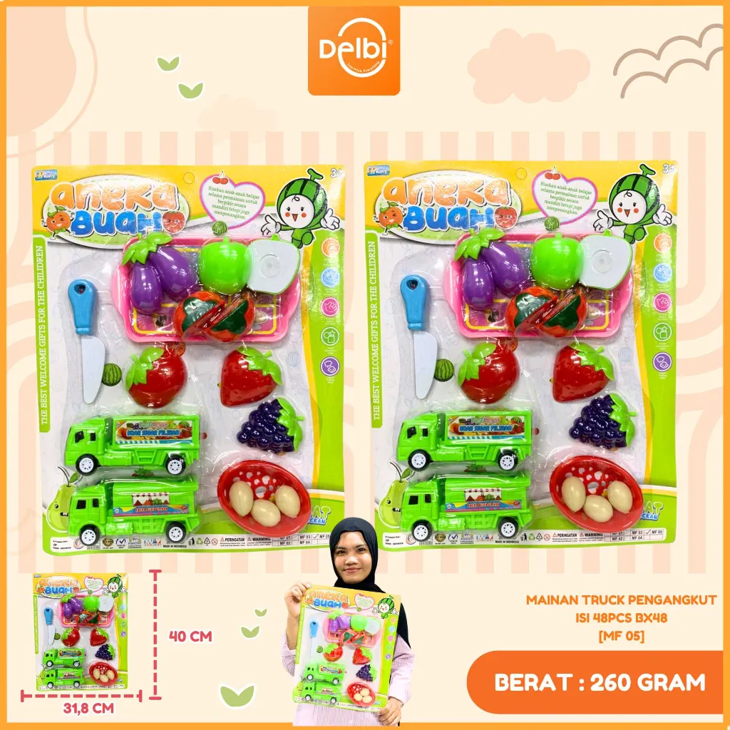 MAINAN TRUCK PENGANGKUT ISI 48PCS BX48