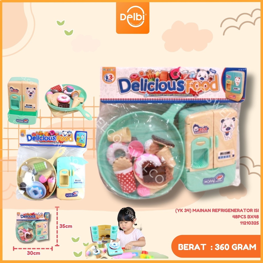 (YK 34) MAINAN REFRIGENERATOR ISI 48PCS BX48