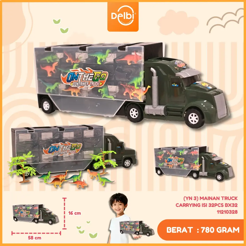 [YN 3] MAINAN TRUCK CARRYING ISI 32PCS BX32
