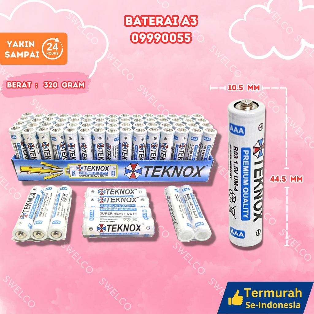 BATERAI A3 4Pcs