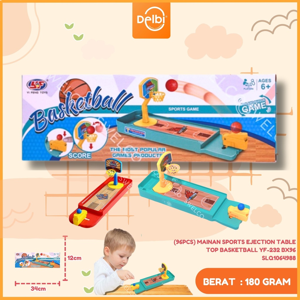 [SLQ1064988] (96PCS) MAINAN SPORTS EJECTION TABLE TOP BASKETBALL YF-232 BX96