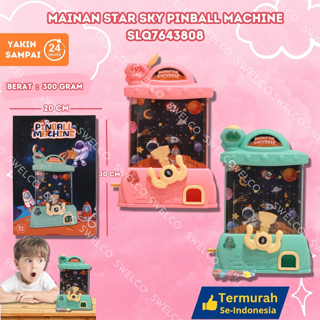 (48PCS) MAINAN STAR SKY PINBALL MACHINE ME-086 BX48