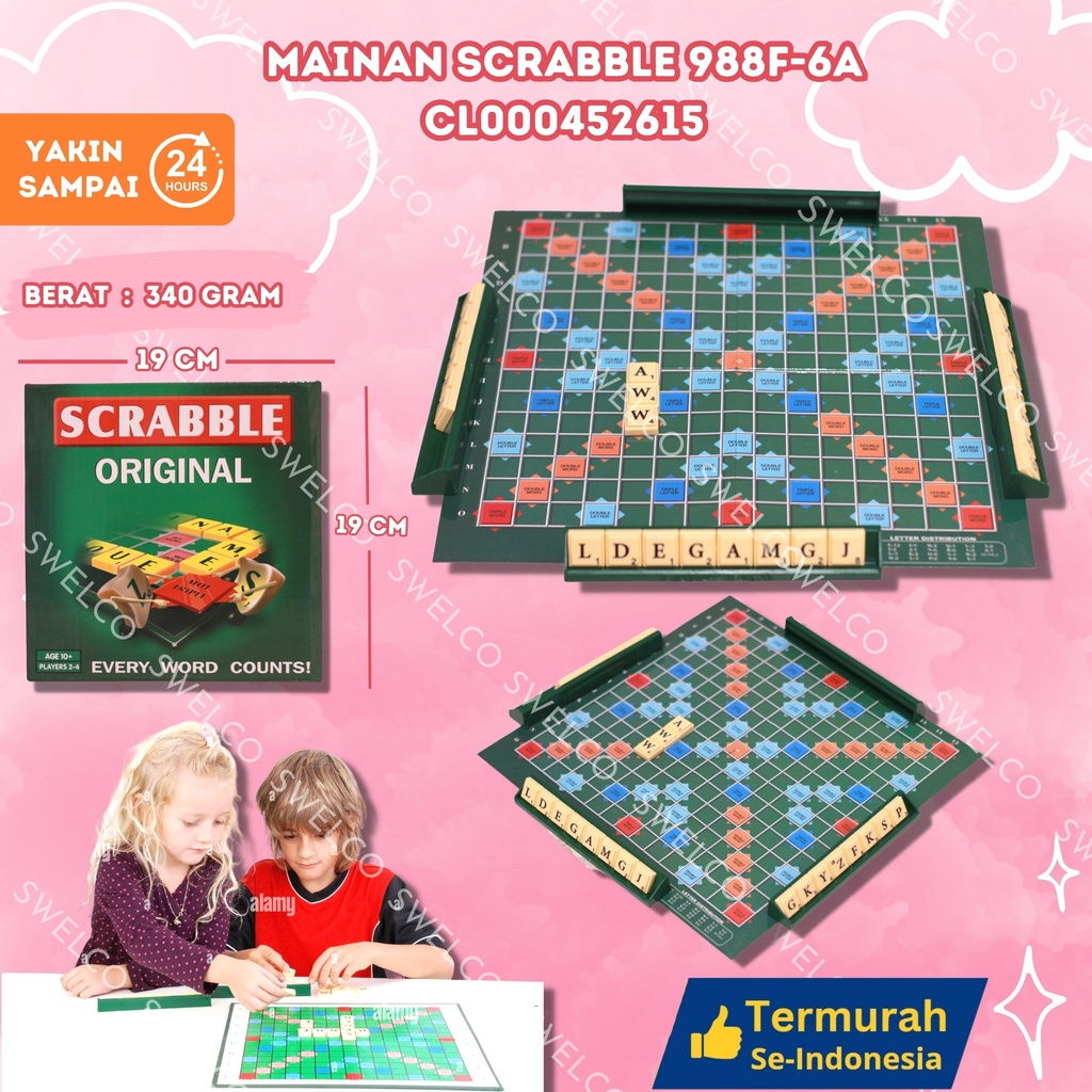 (120PCS) MAINAN SCRABBLE 988F-6A BX120