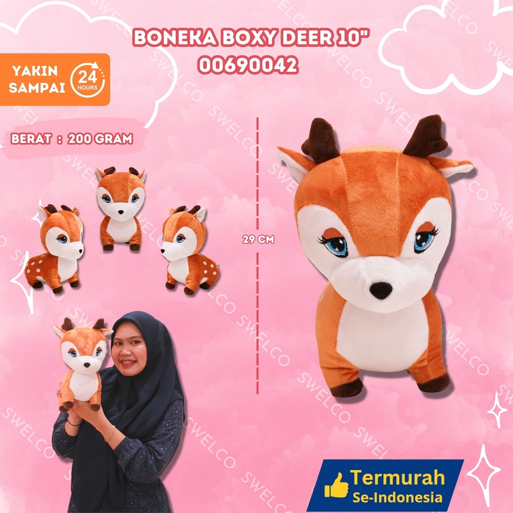 BONEKA BOXY DEER 10"
