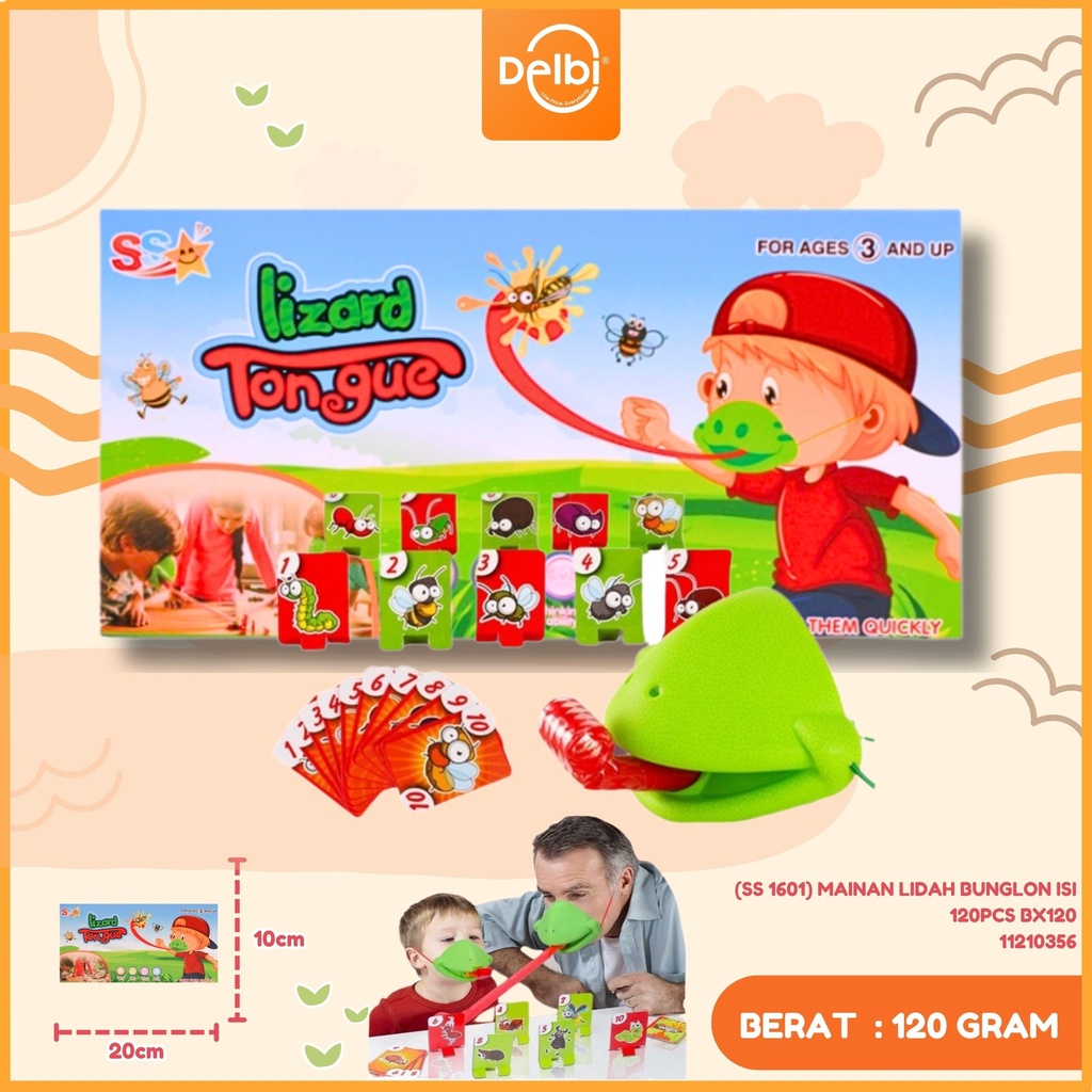 MAINAN LIDAH BUNGLON ISI 120PCS BX120