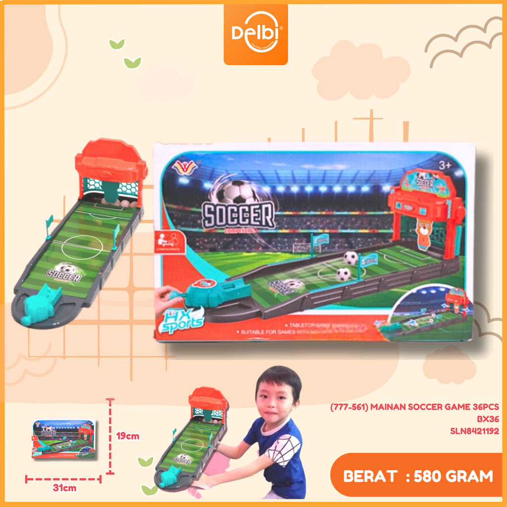 [SLN8421192] (777-561) MAINAN SOCCER GAME 36PCS BX36
