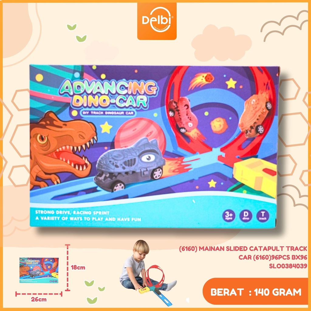 [SLO0384039] (6160) MAINAN SLIDED CATAPULT TRACK CAR (6160)96PCS BX96